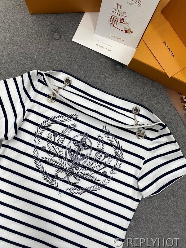 루이비통 스트라이프드 앵커 티셔츠 [매장가 210만원대]