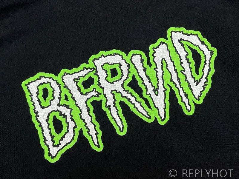 발렌시아가 뮤직  BFRND 시리즈 커넥티드 라지 핏 후디 페이드 블랙 [매장가 183만원대]