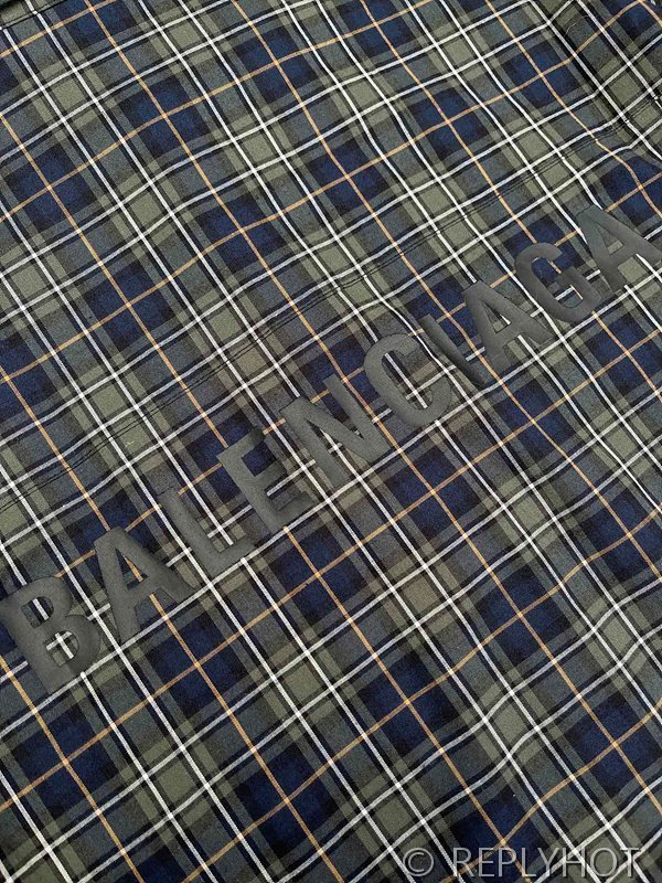 발렌시아가 오버사이즈 셔츠 네이비 블루 [매장가 200만원대]