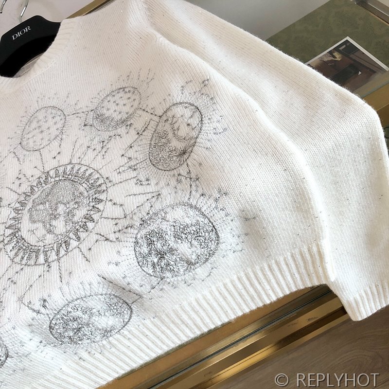 디올 자수 스웨터 [매장가 480만원대]