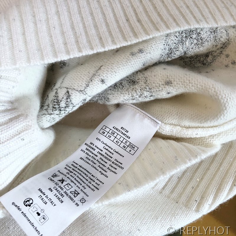 디올 자수 스웨터 [매장가 480만원대]