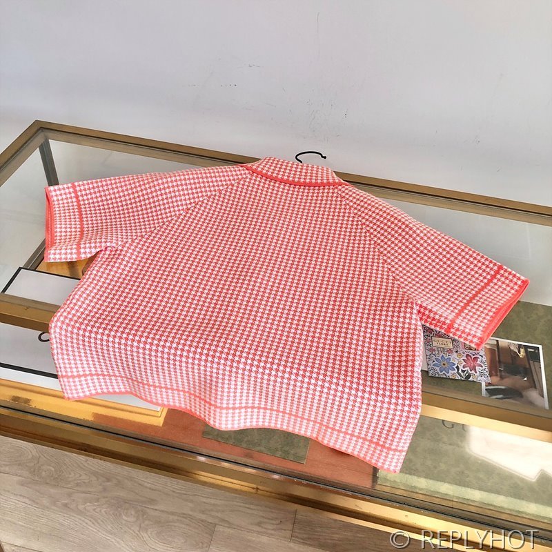 디올 하운드투스 니트 반팔 셔츠 [매장가 500만원대]