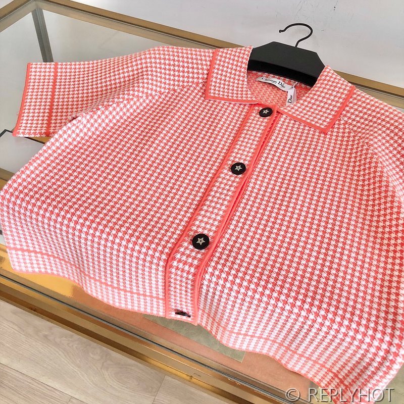 디올 하운드투스 니트 반팔 셔츠 [매장가 500만원대]