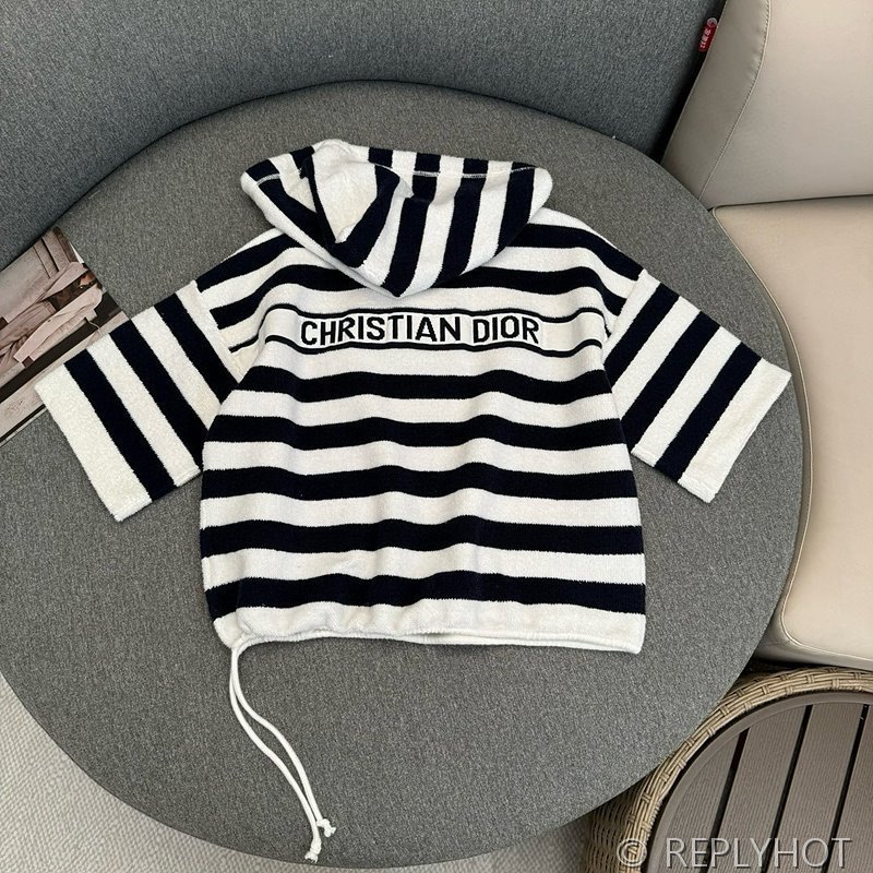 디올 Dioriviera 반소매 후드 스웨트셔츠 [매장가 290만원대]