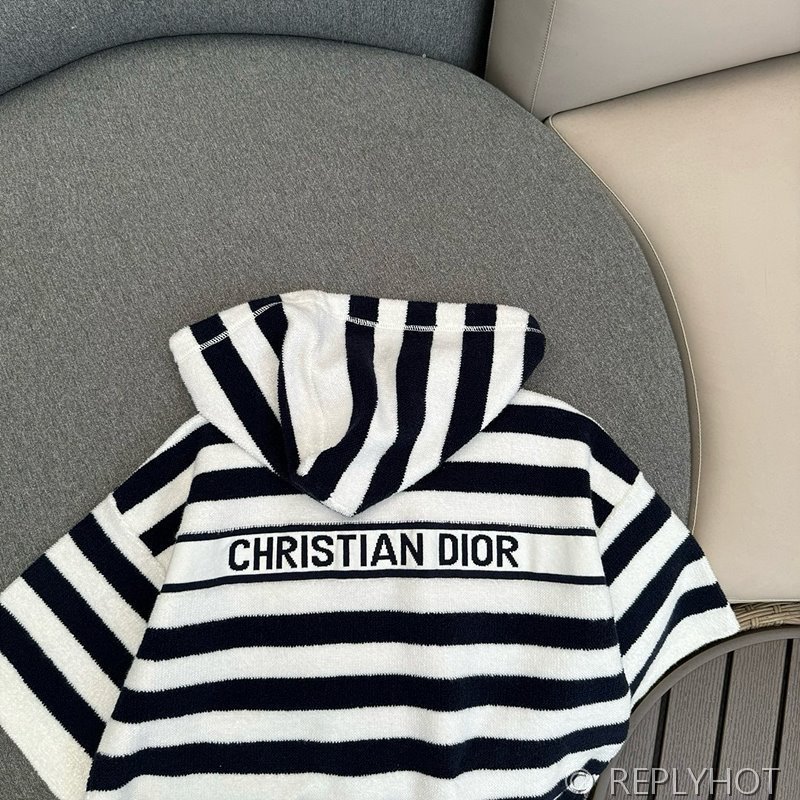 디올 Dioriviera 반소매 후드 스웨트셔츠 [매장가 290만원대]