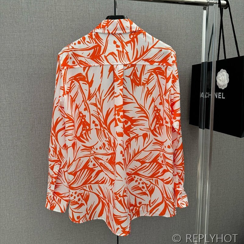 루이비통 팜 프린트 실크 셔츠 [매장가 306만원대]