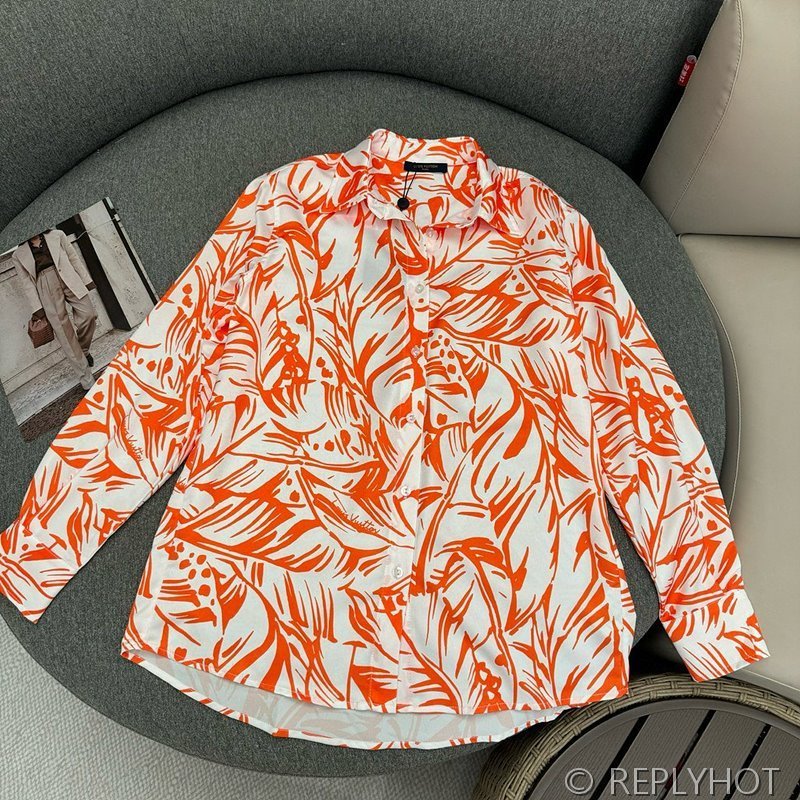 루이비통 팜 프린트 실크 셔츠 [매장가 306만원대]