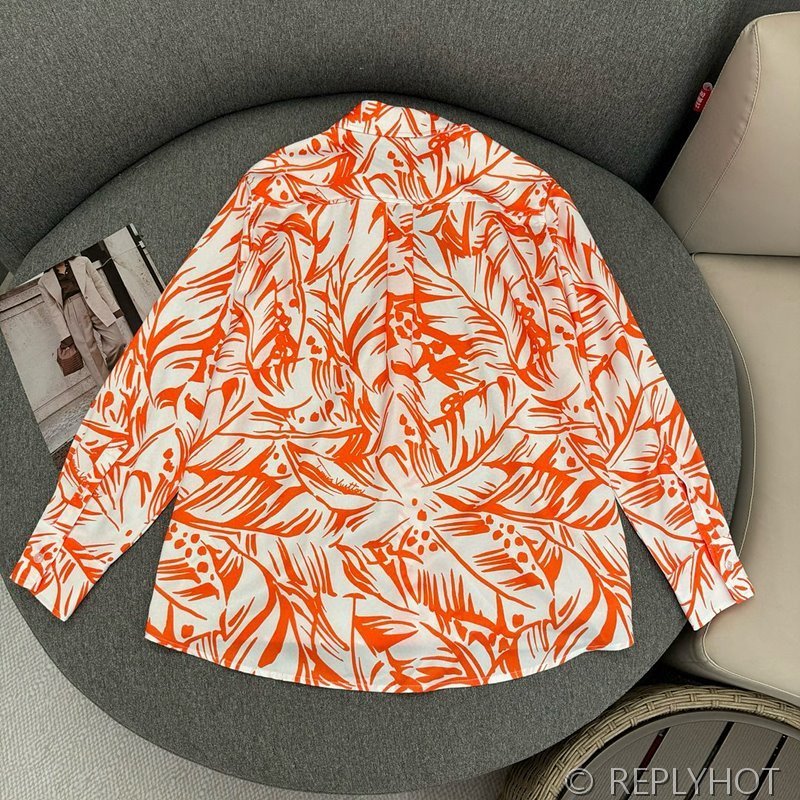 루이비통 팜 프린트 실크 셔츠 [매장가 306만원대]