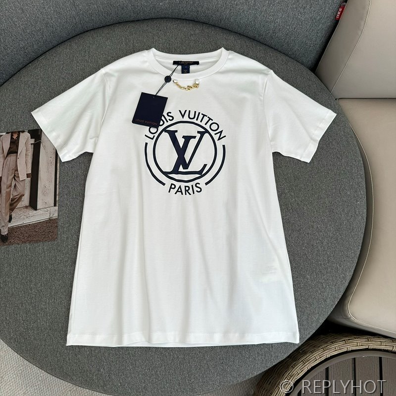 루이비통 플록드 LV 티셔츠 [매장가 128만원대]