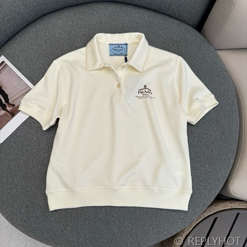 프라다 플리스 폴로 셔츠 [매장가 191만원대]