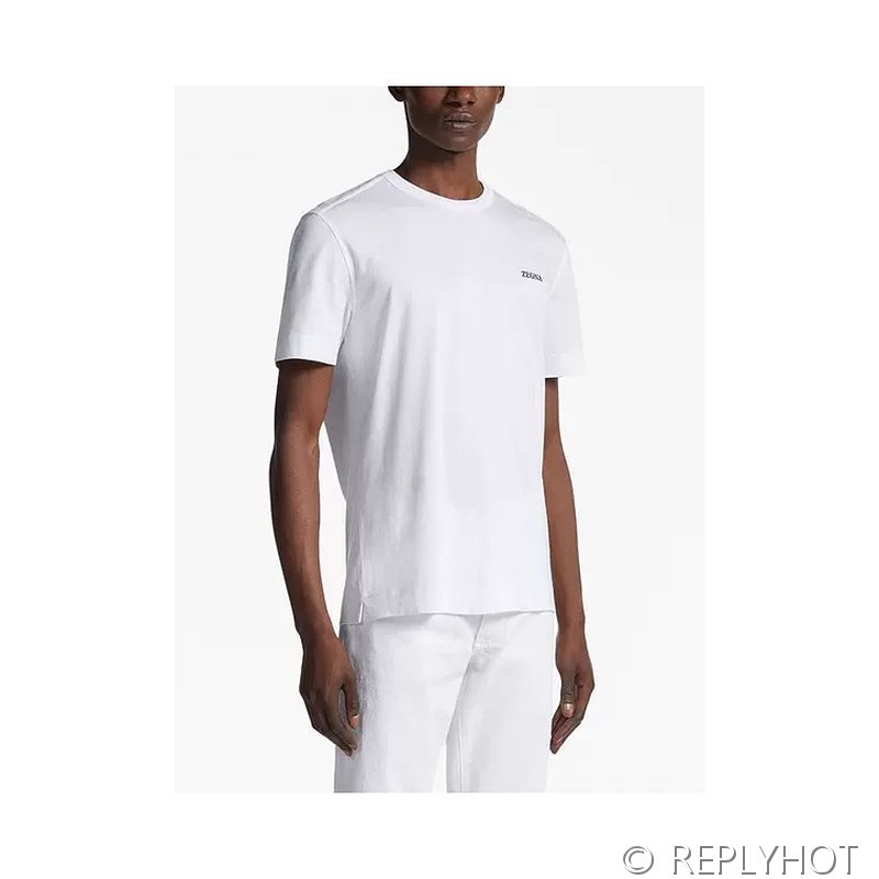 에르메네질도 제냐 라운드 반팔티 / 4컬러