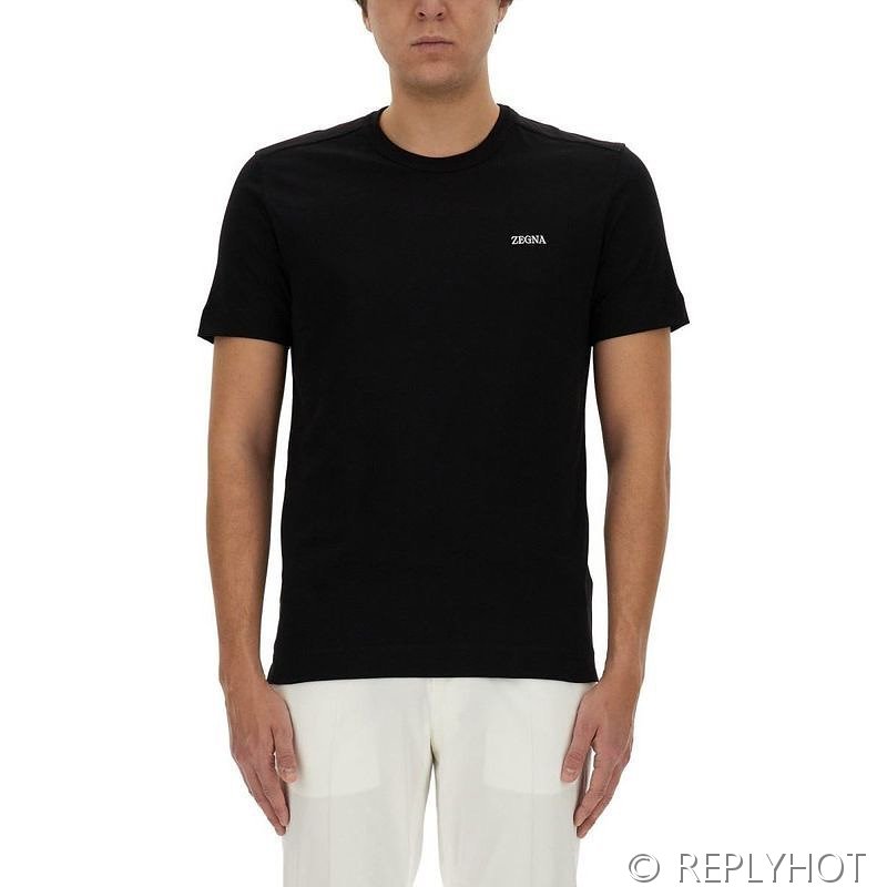 에르메네질도 제냐 라운드 반팔티 / 4컬러