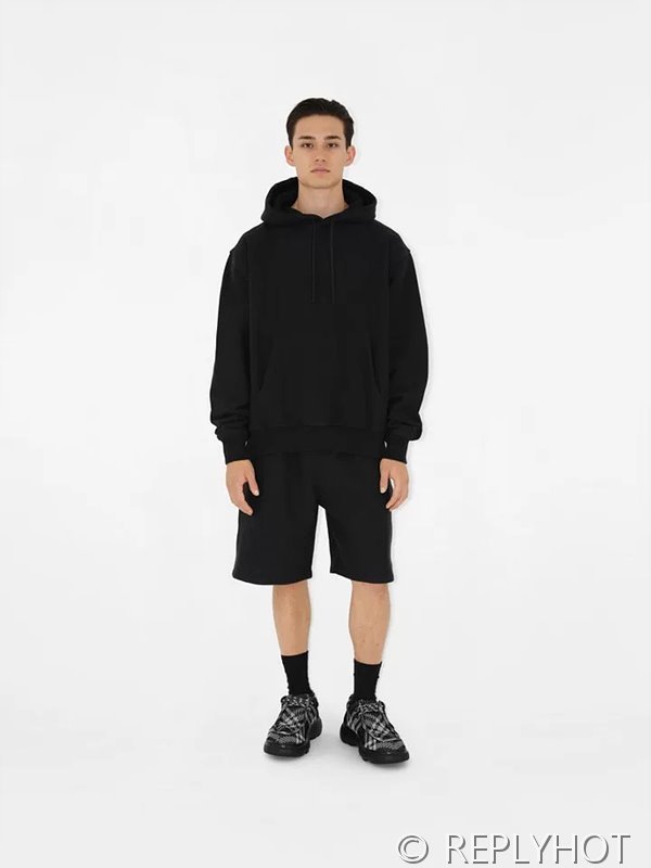 버버리 무지 후드티