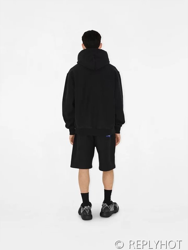 버버리 무지 후드티