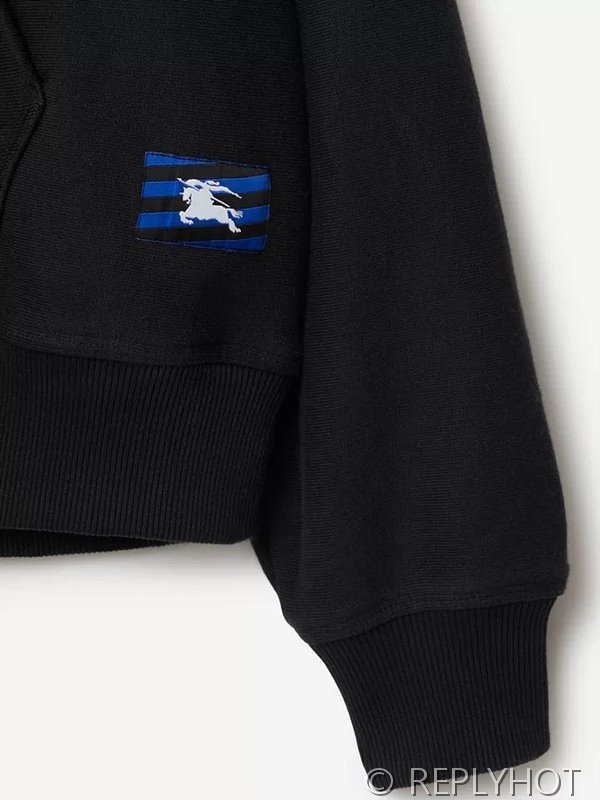 버버리 무지 후드티