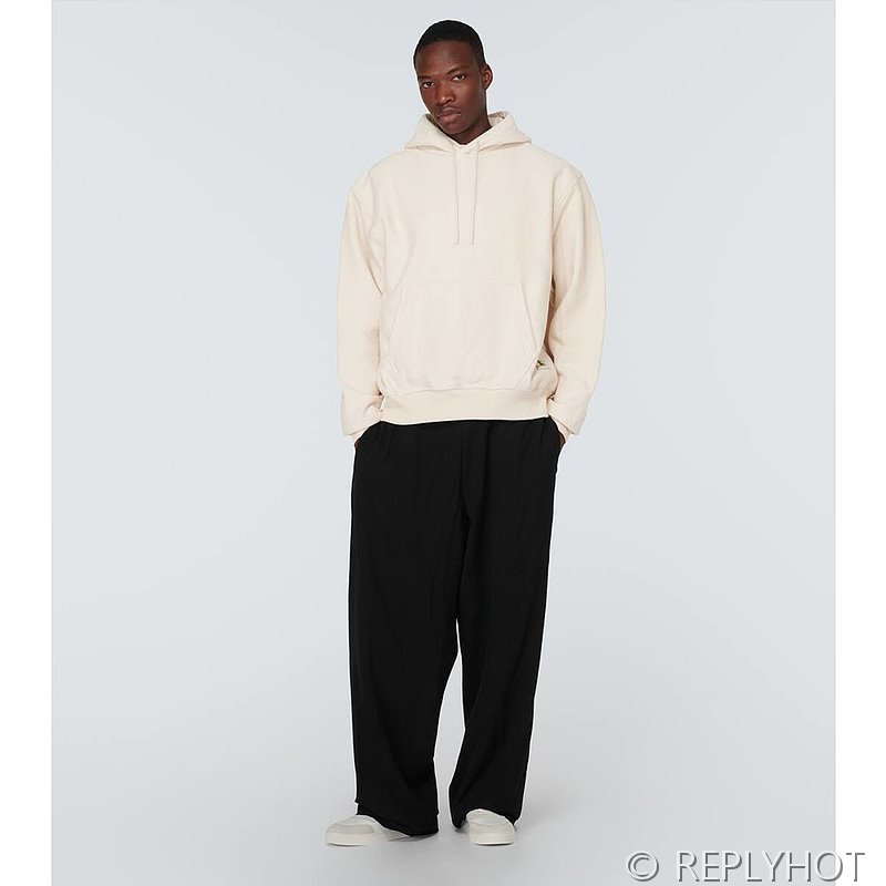 버버리 무지 후드티