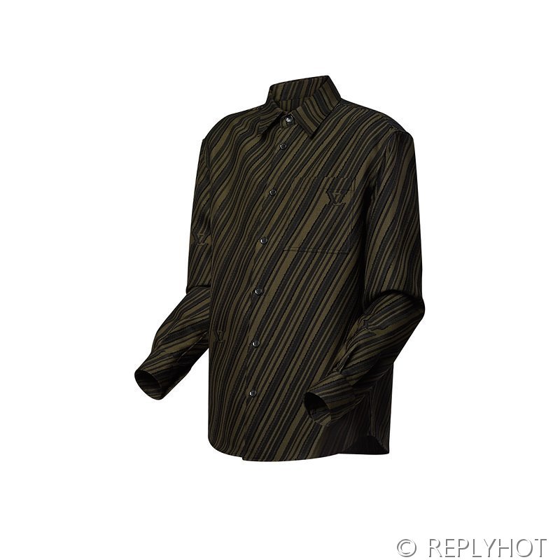 루이비통 코튼 자카트 셔츠