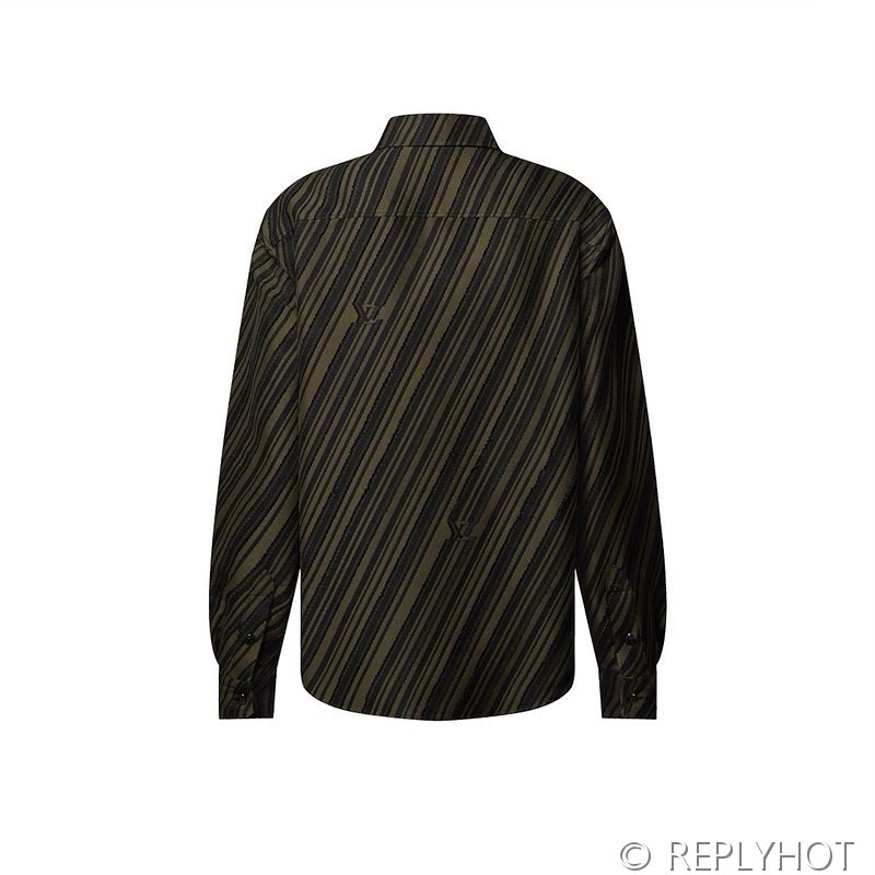 루이비통 코튼 자카트 셔츠