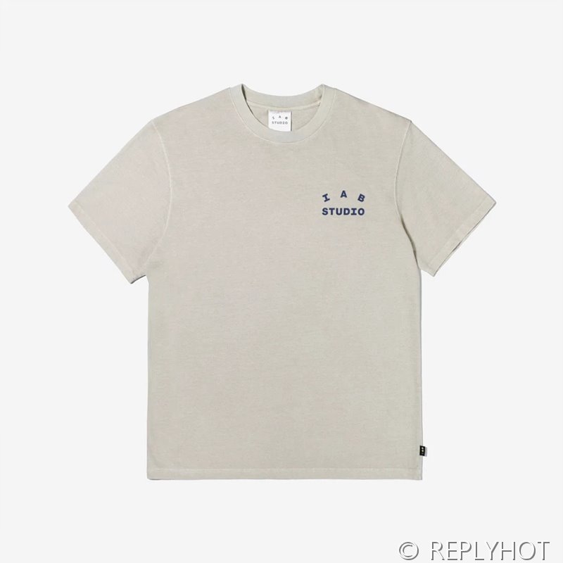 IAB 스튜디오 반팔티셔츠 / 피그먼트오트밀