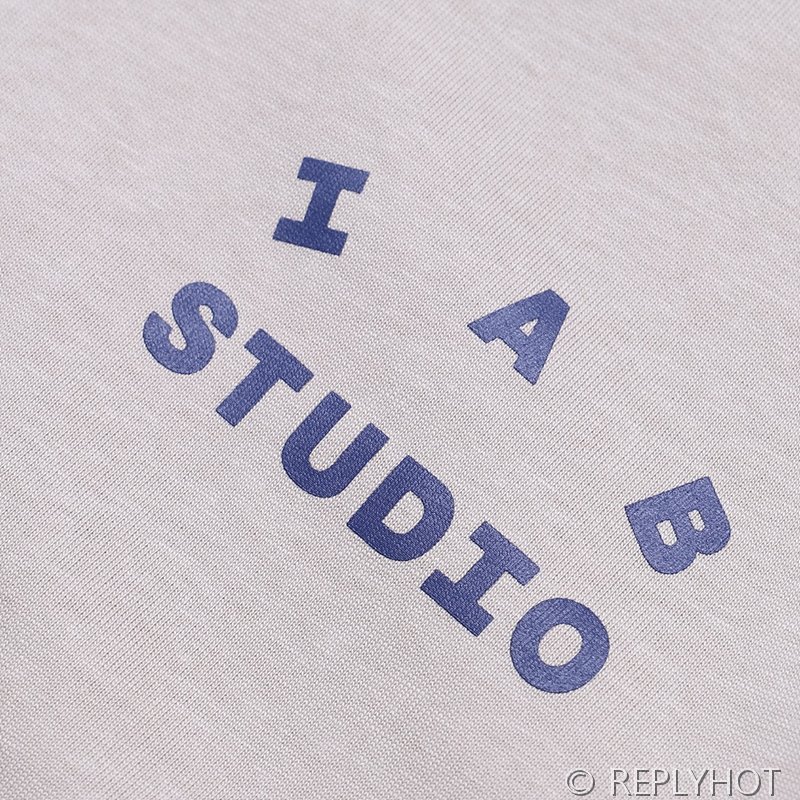 IAB 스튜디오 반팔티셔츠 / 피그먼트오트밀