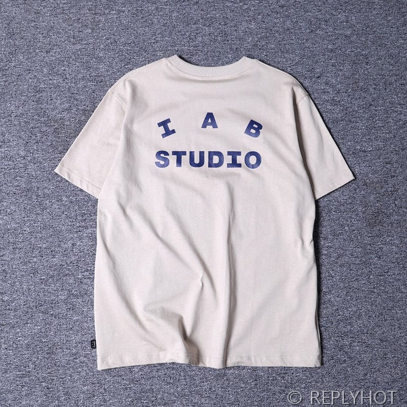 IAB 스튜디오 반팔티셔츠 / 피그먼트오트밀