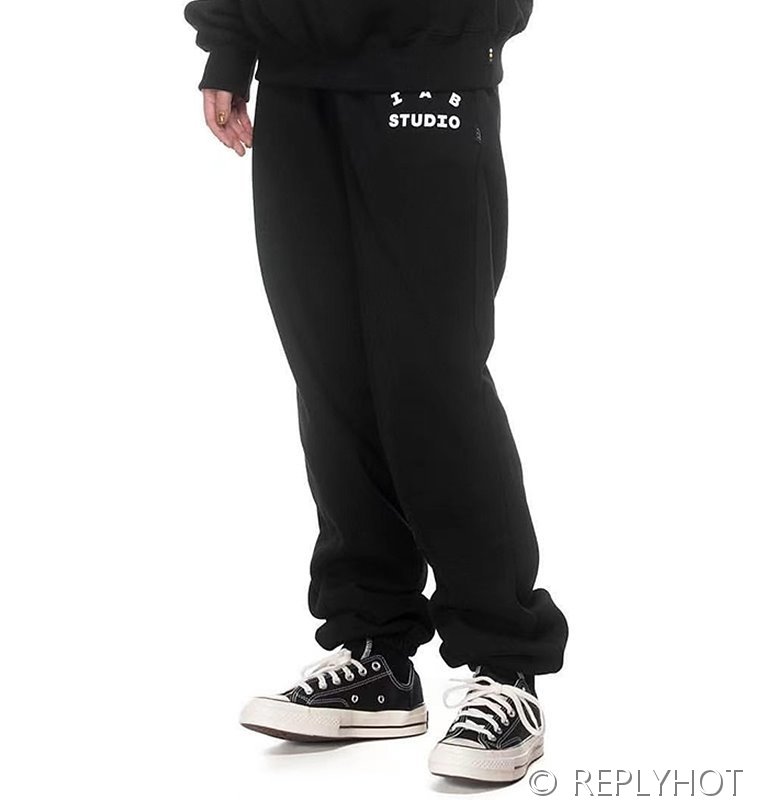 IAB 스튜디오 스웨트팬츠 / 블랙화이트