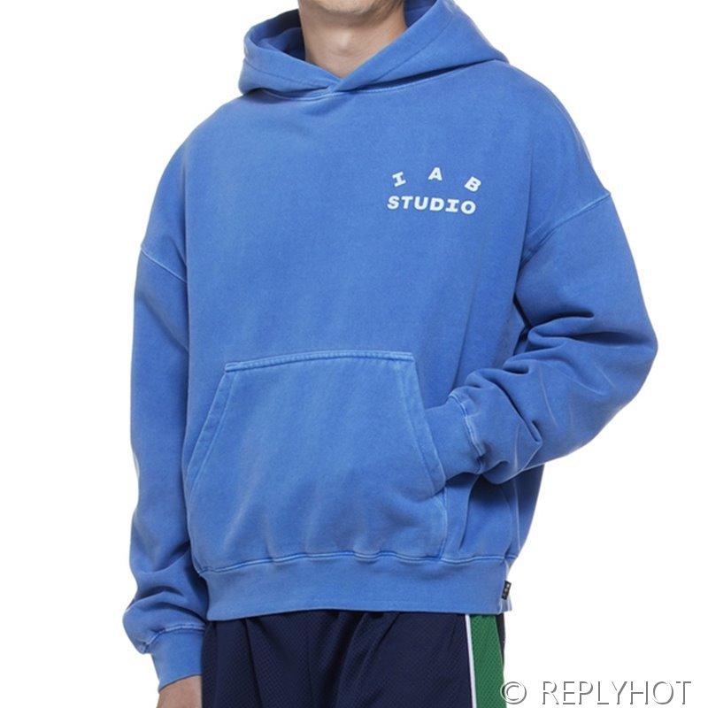 IAB 스튜디오 후드티 / 블루화이트