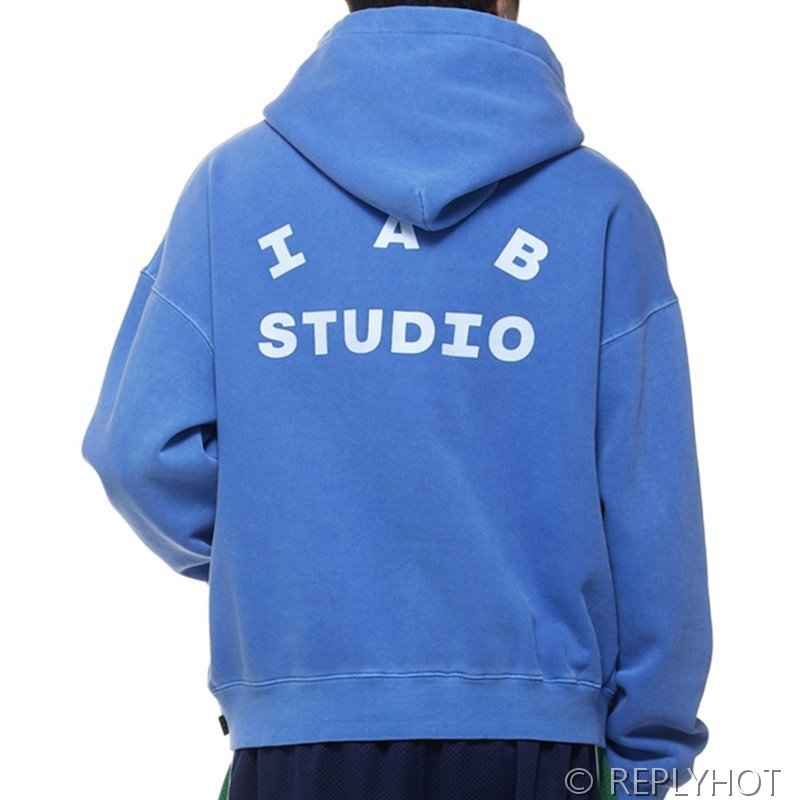 IAB 스튜디오 후드티 / 블루화이트