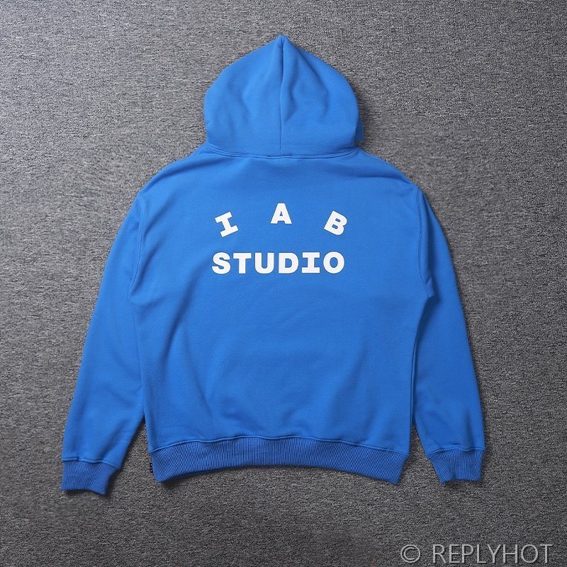 IAB 스튜디오 후드티 / 블루화이트