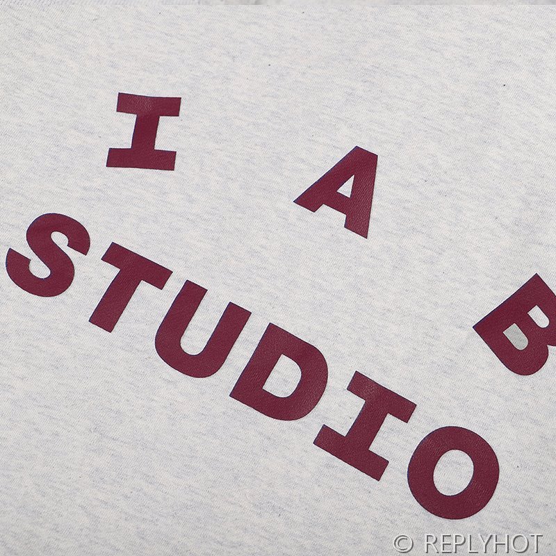 IAB 스튜디오 후드티 / 오트밀그레이버건디