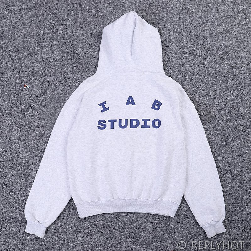IAB 스튜디오 후드티 / 오트밀그레이