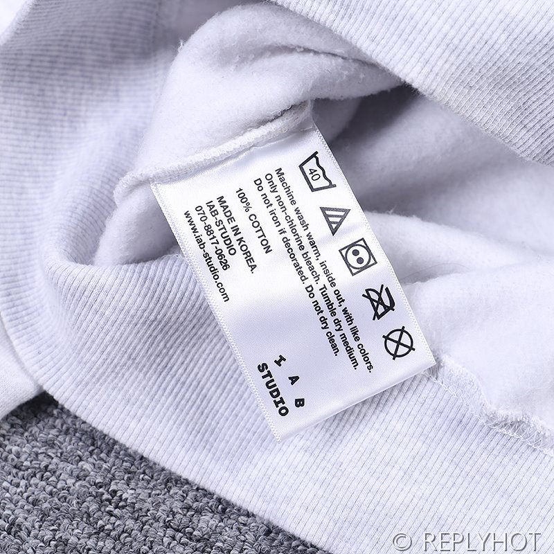 IAB 스튜디오 후드티 / 오트밀그레이