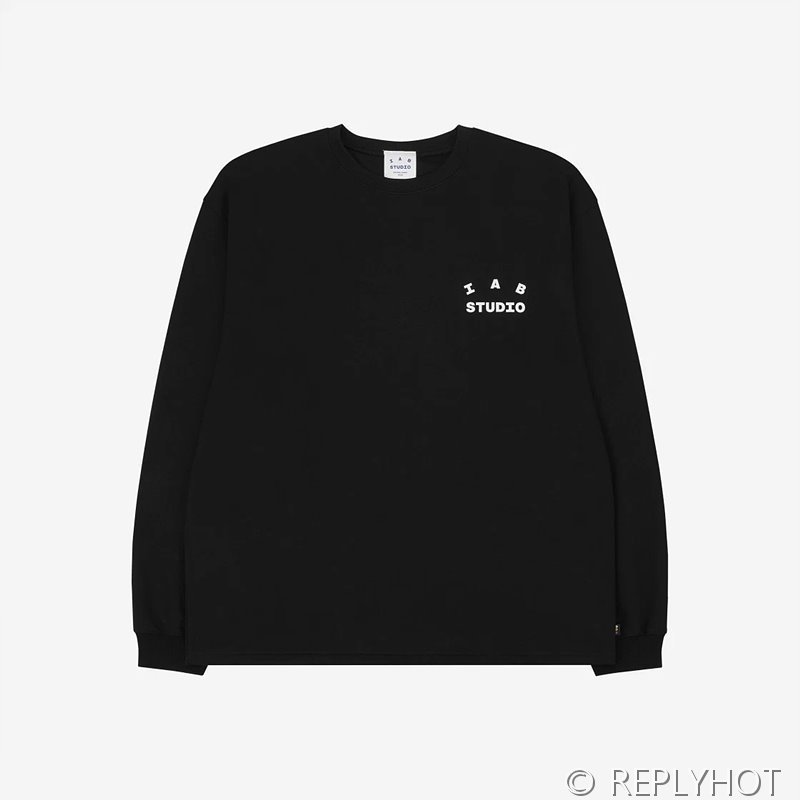 IAB 스튜디오 긴팔 티셔츠 롱슬리브 / 블랙화이트