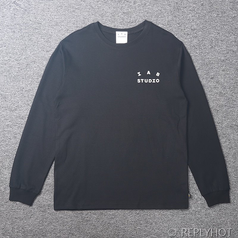 IAB 스튜디오 긴팔 티셔츠 롱슬리브 / 블랙화이트