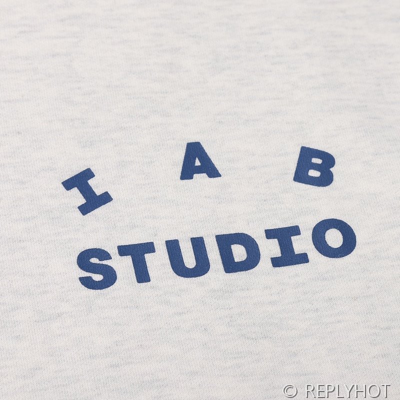 IAB 스튜디오 긴팔 티셔츠 롱슬리브 / 라이트그레이블루