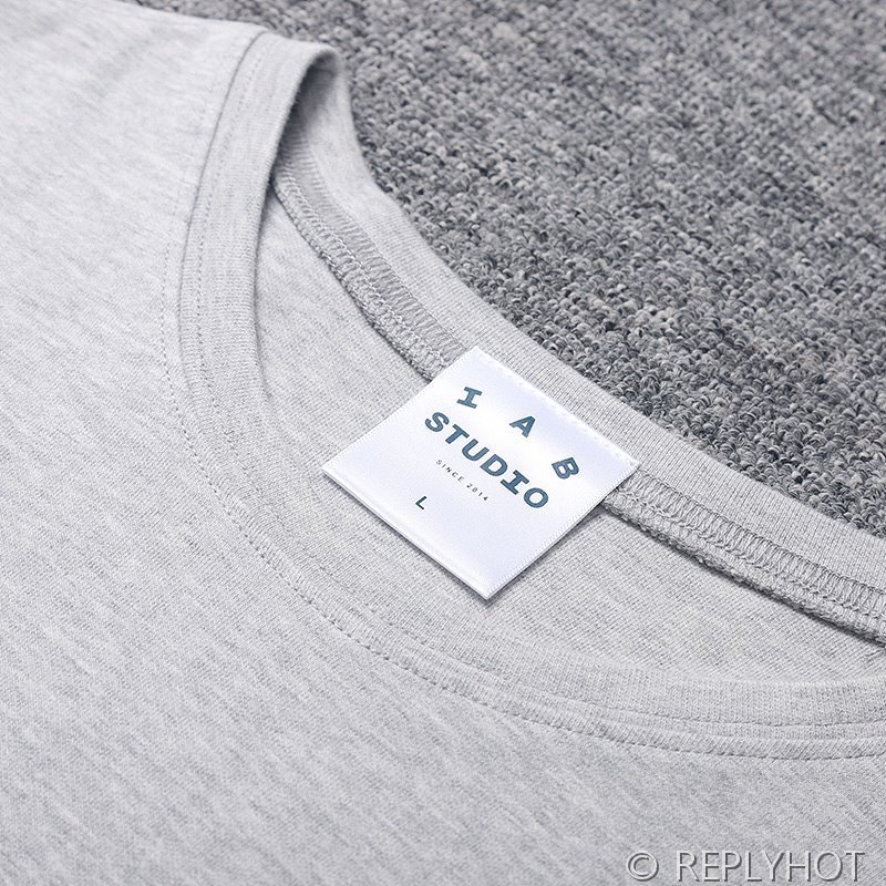 IAB 스튜디오 긴팔 티셔츠 롱슬리브 / 라이트그레이