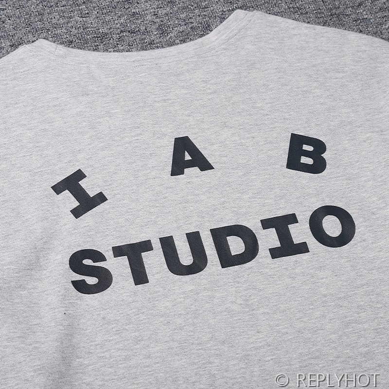 IAB 스튜디오 긴팔 티셔츠 롱슬리브 / 라이트그레이