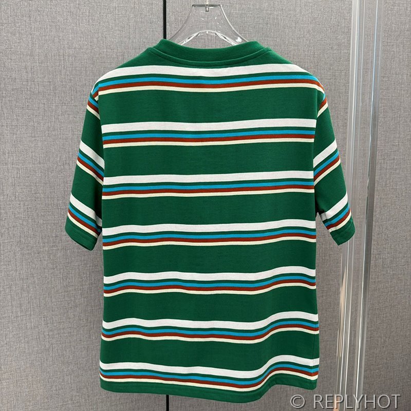 미우미우 스트라이프 반팔 2color