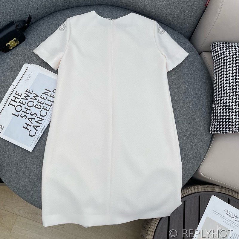 발렌티노 크리스탈 리본 드레스