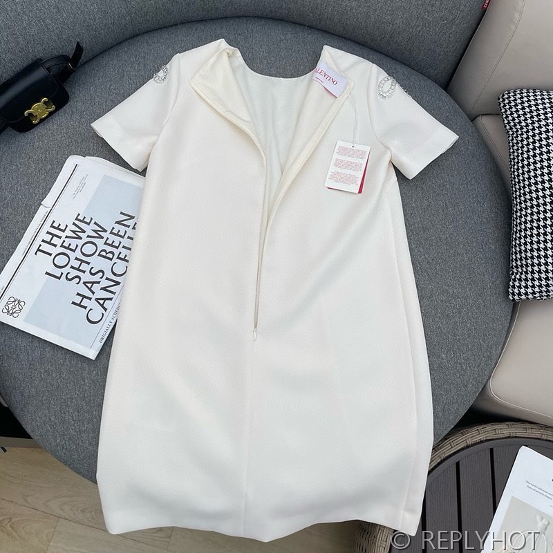 발렌티노 크리스탈 리본 드레스