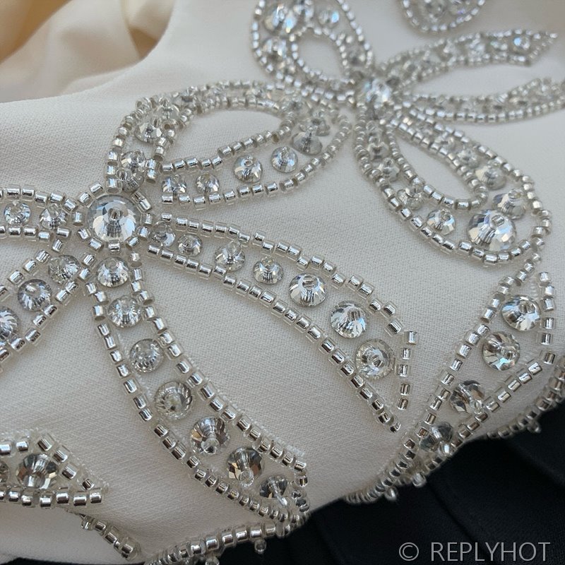 발렌티노 크리스탈 리본 드레스