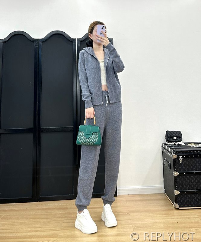 로로피아나 캐시미어 후드트레이닝복 세트 3color