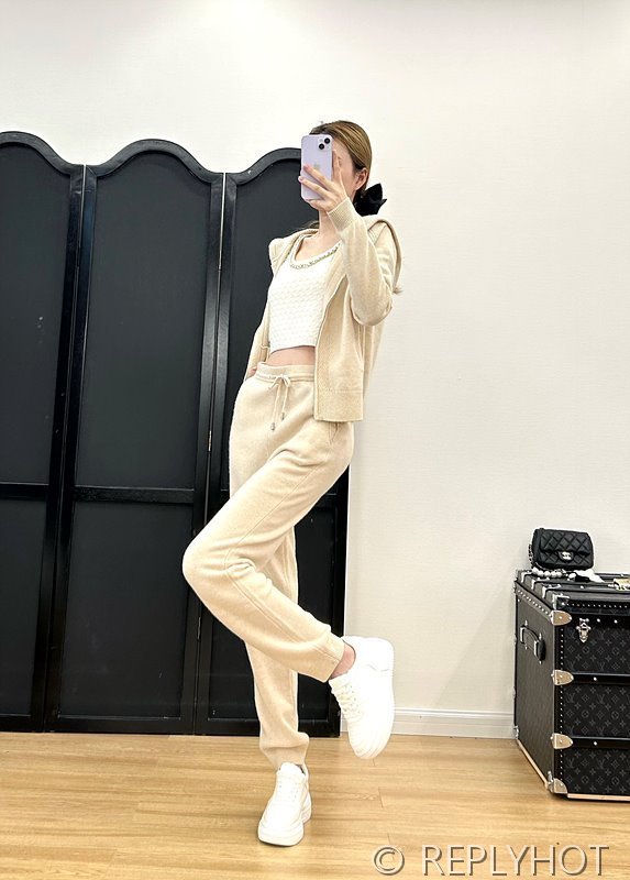 로로피아나 캐시미어 후드트레이닝복 세트 3color