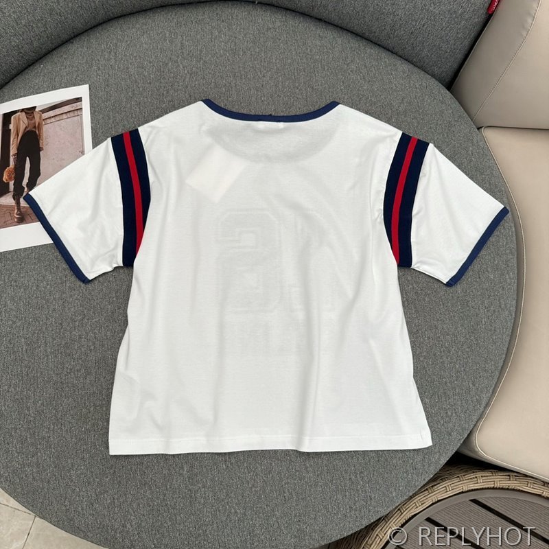 셀린느 16 로고 반팔