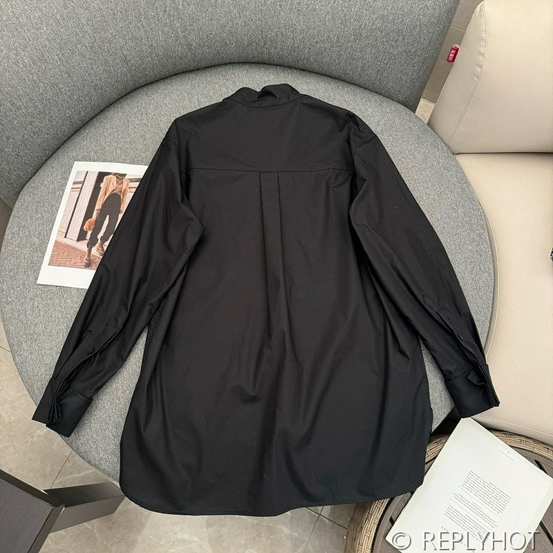 디올 코튼 포플린 셔츠 2color