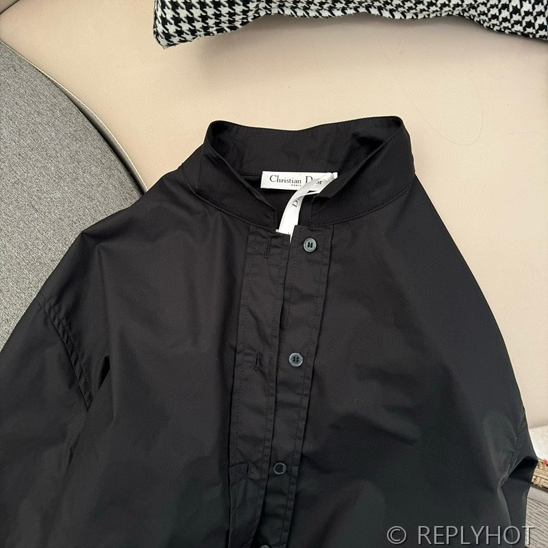디올 코튼 포플린 셔츠 2color