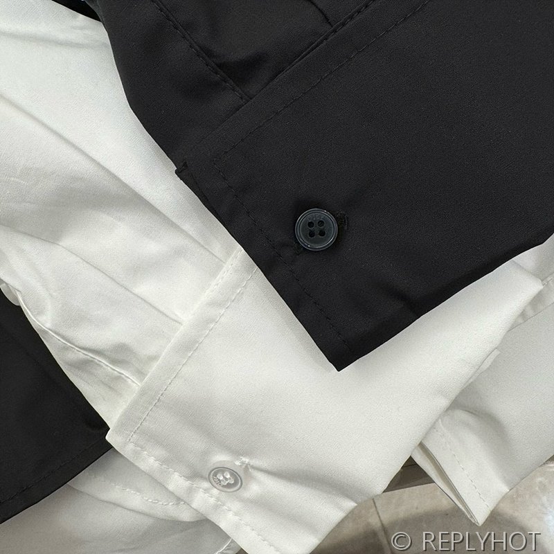 디올 코튼 포플린 셔츠 2color