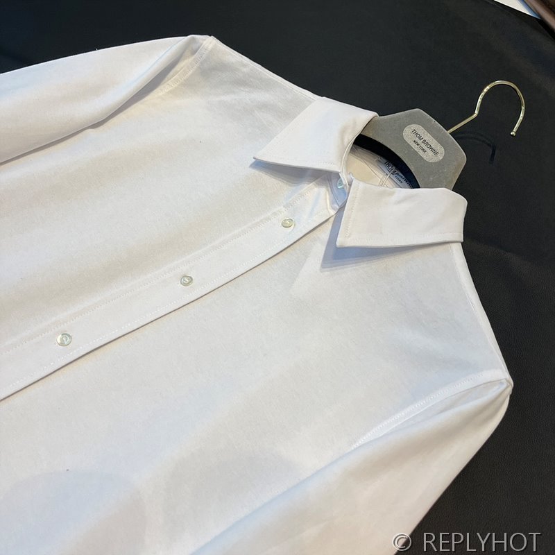 톰브라운 리본 셔츠