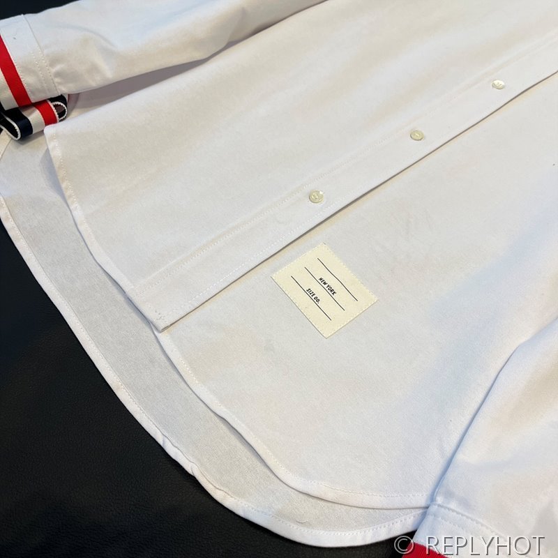 톰브라운 리본 셔츠