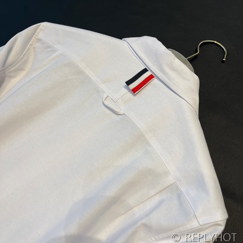 톰브라운 리본 셔츠